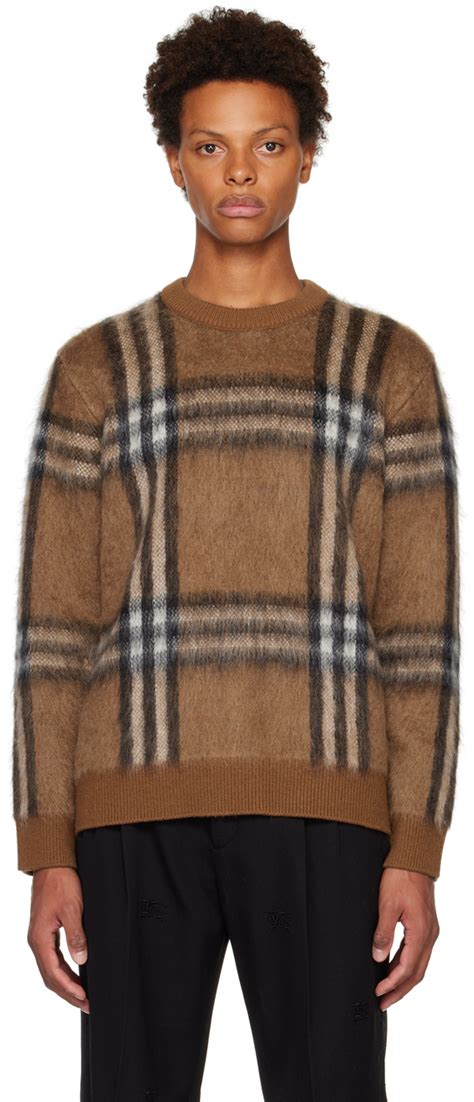 burberry checkered sweater|burberry sweater price.